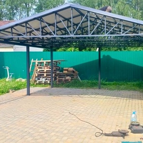 Навесы из профнастила в Москве и Московской области